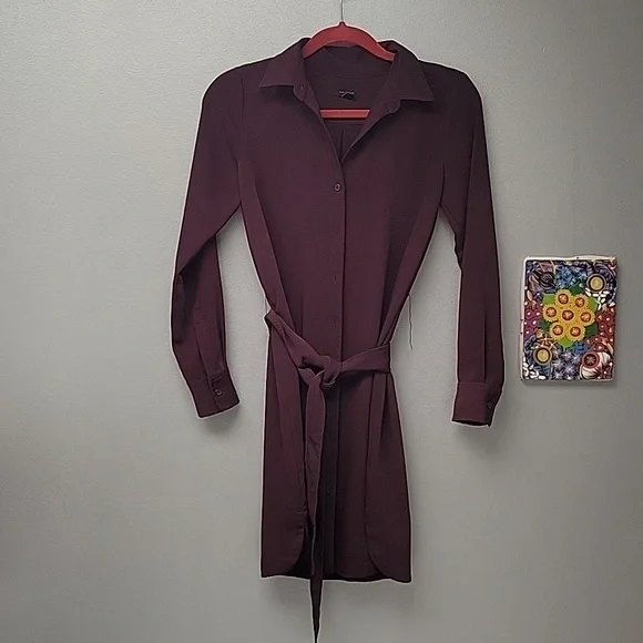 ann taylor belted shirt dress Wednesday's Workwear Report: Floral-Square Belted Shirtdress